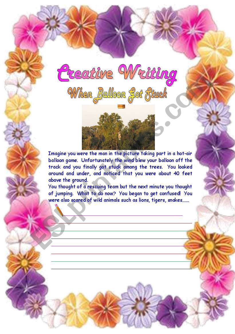 Creative Writing 11 worksheet