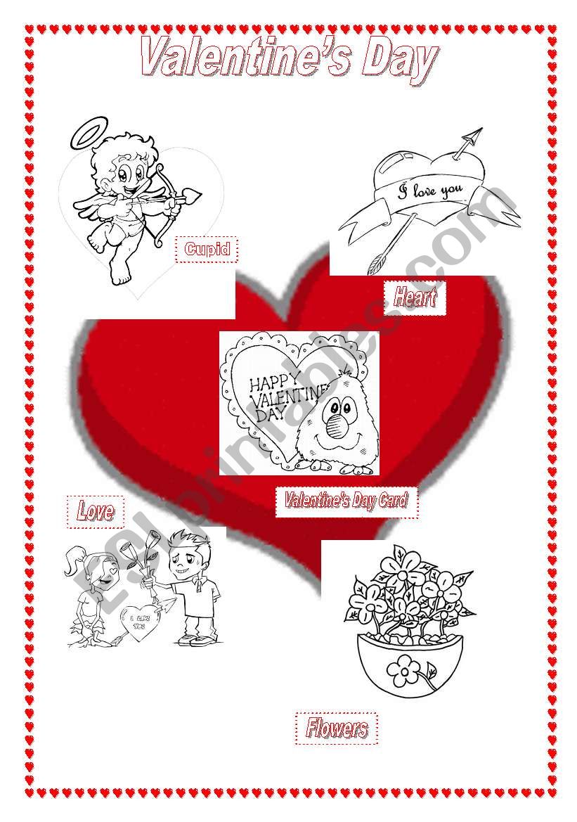 Valentines day worksheet