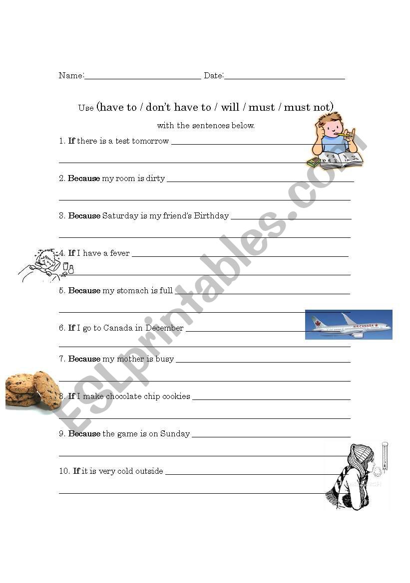 Conditional Sentence Practice worksheet