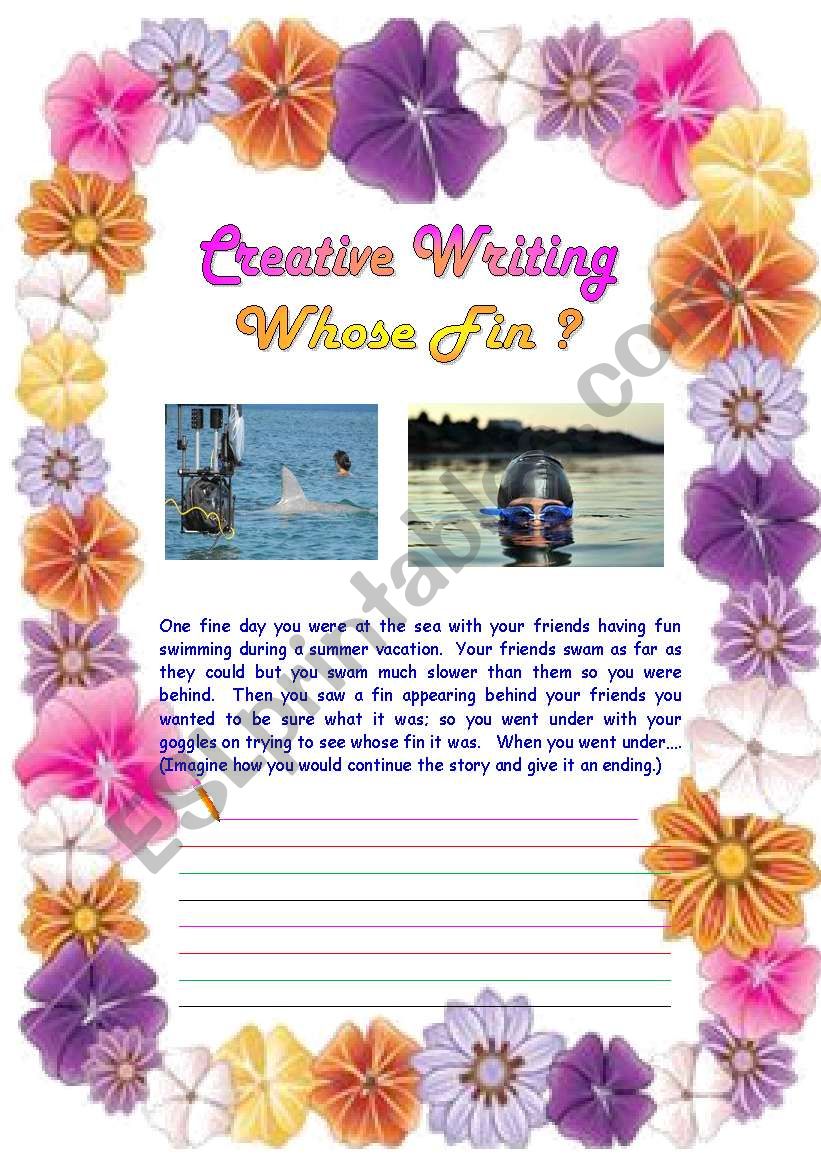 Creative Writing 14 worksheet