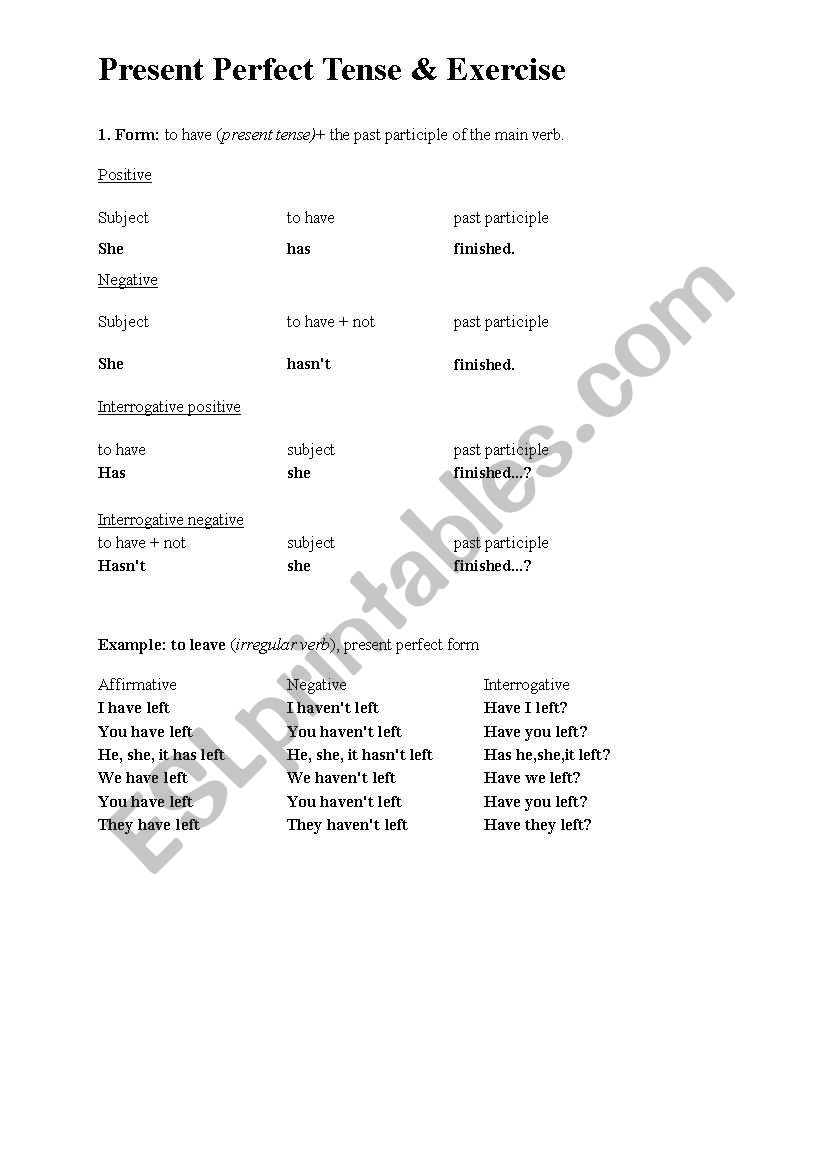 english-worksheets-present-perfect-tense-lesson-plan