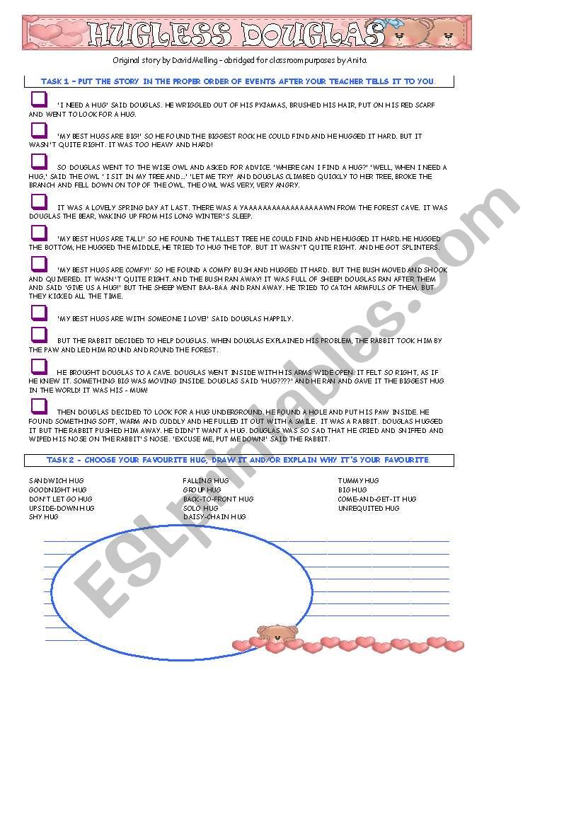 HUGLESS DOUGLAS - adapted from D. MellingÂ´s beautiful story