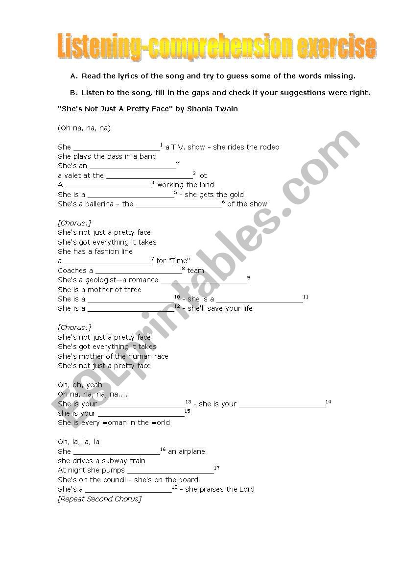 Jobs worksheet