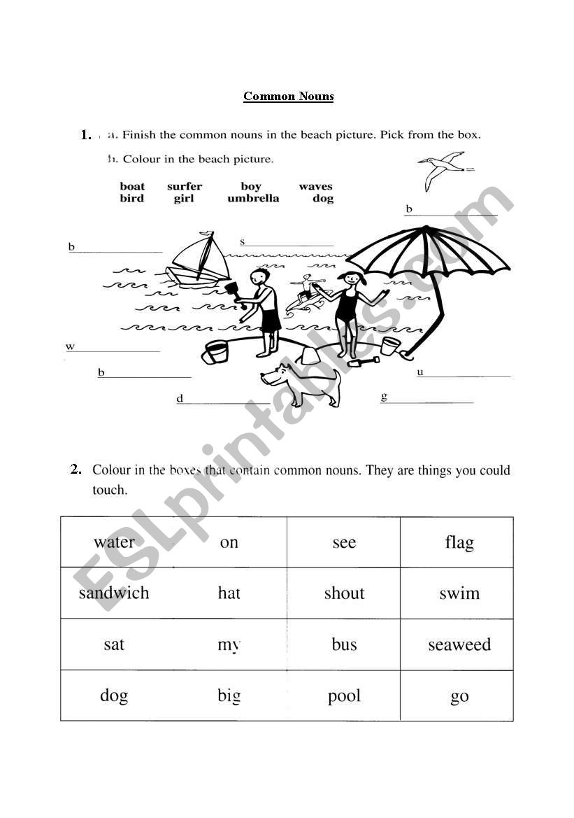 english-worksheets-nouns-year-1