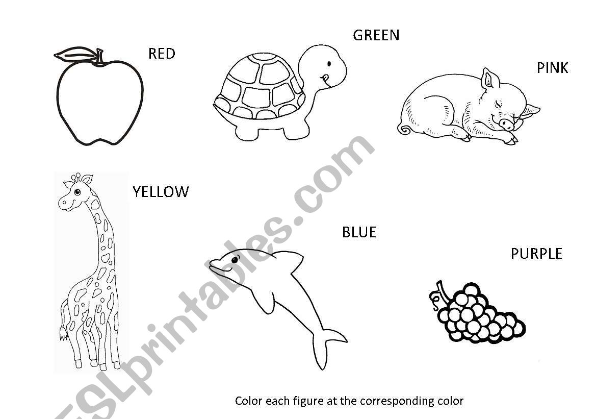 Colours Worksheet worksheet