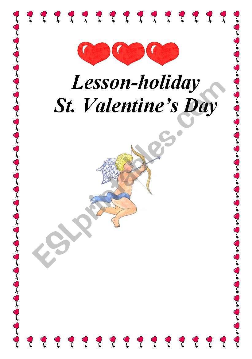 St. Valentines Day worksheet