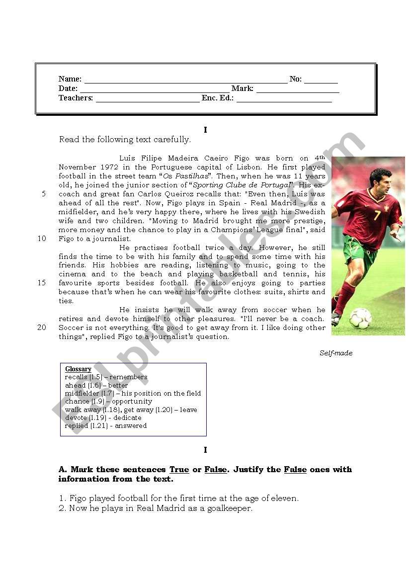 Test Lus Figo worksheet