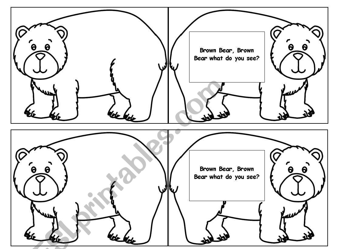 Brown Bear postacard - fatherÂ´s day