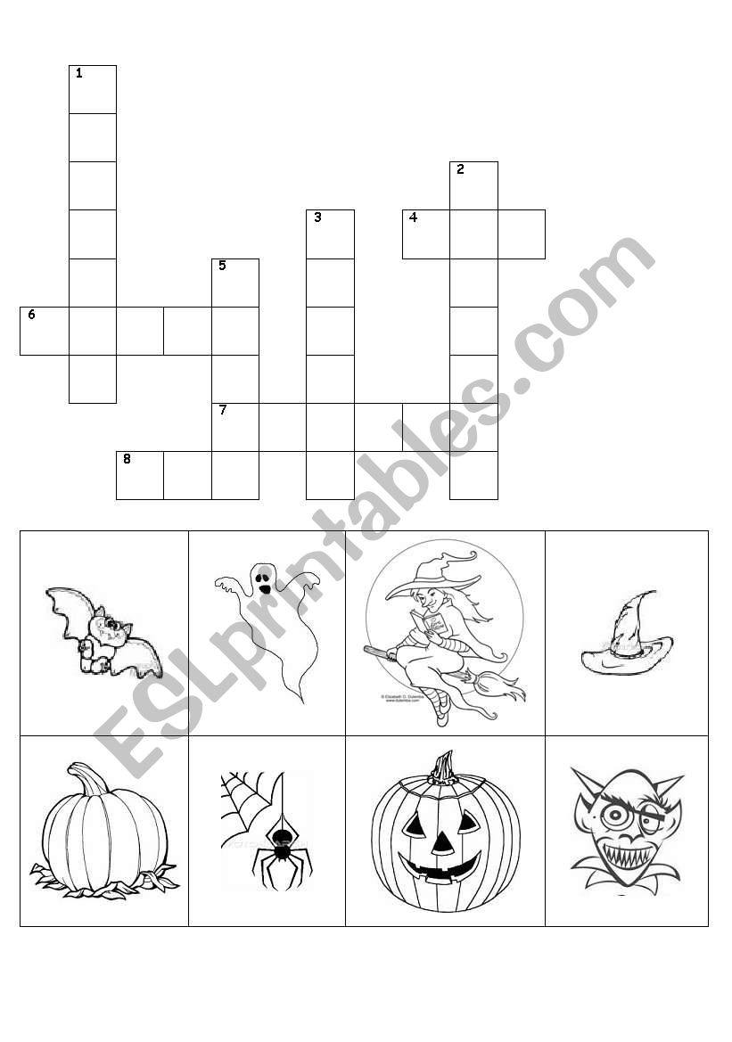 scary_crossword worksheet