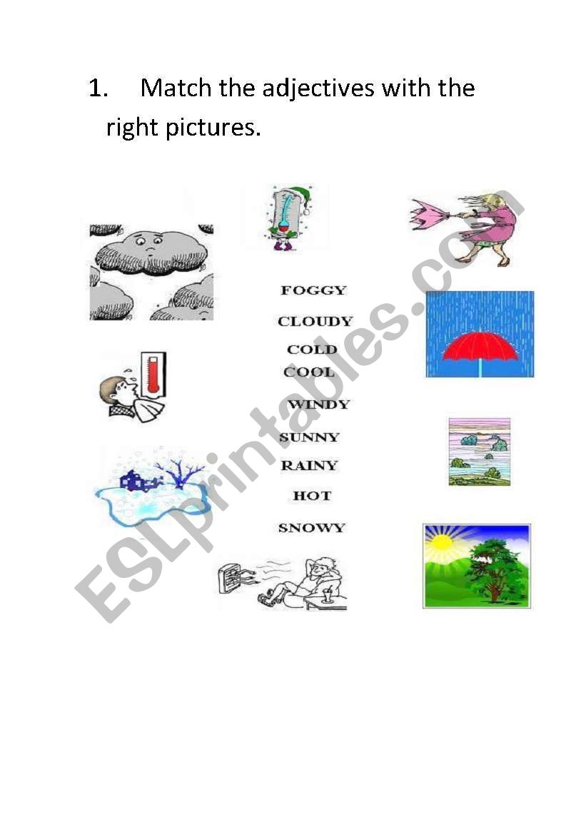 Weather worksheet