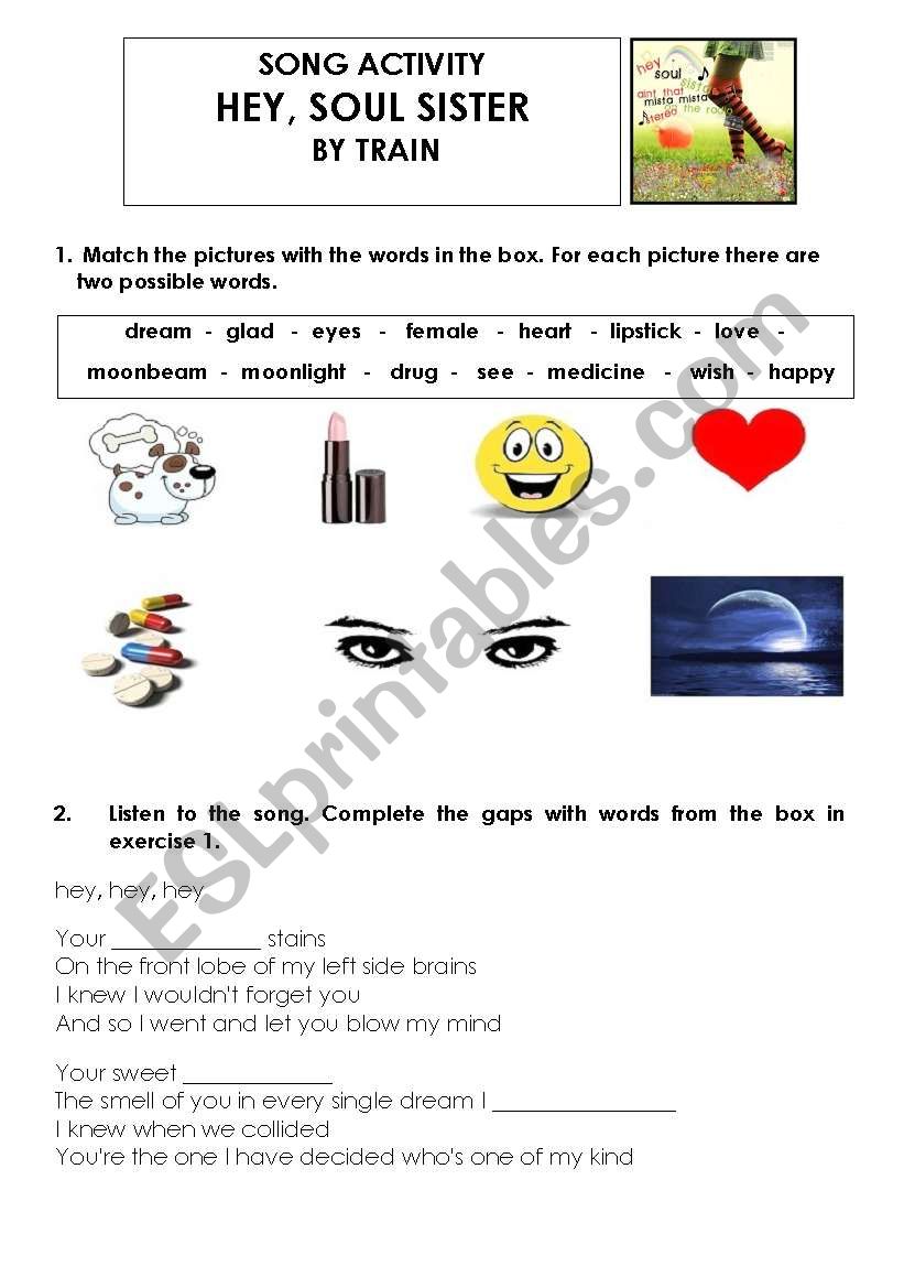 Hey, soul siter worksheet