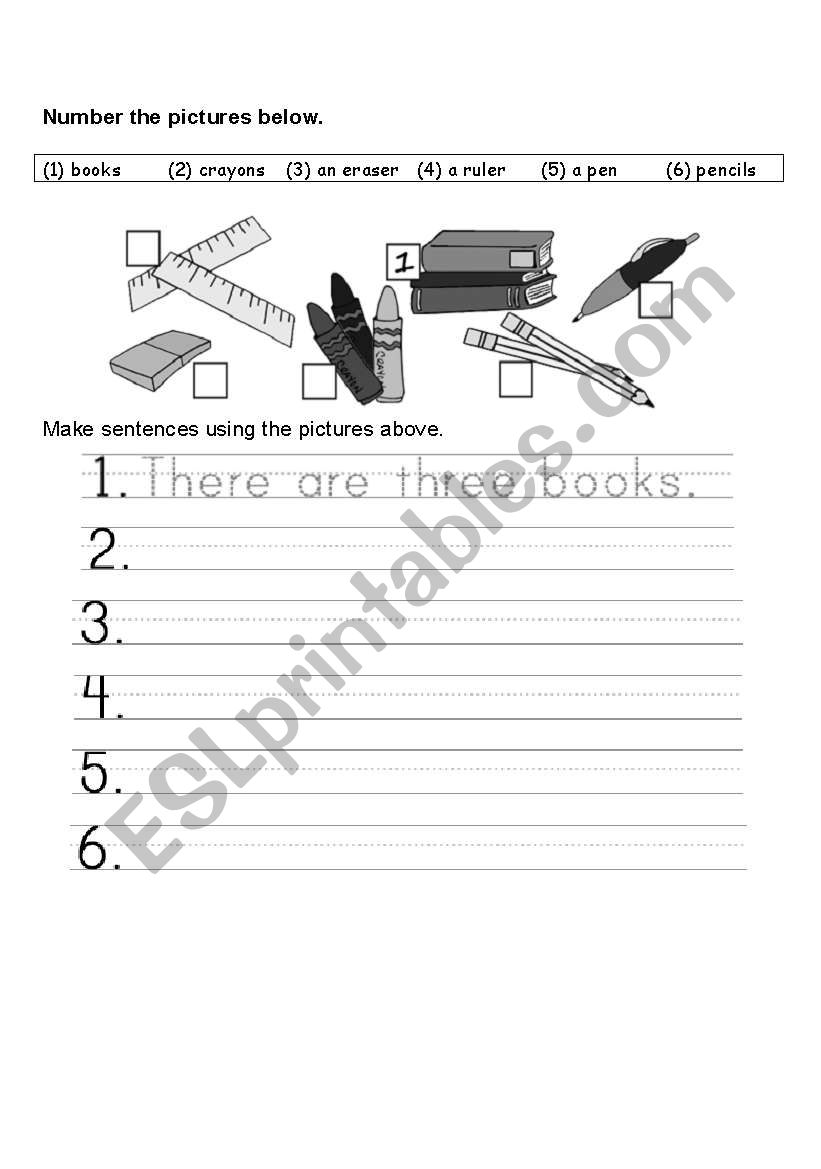 How many are there? worksheet