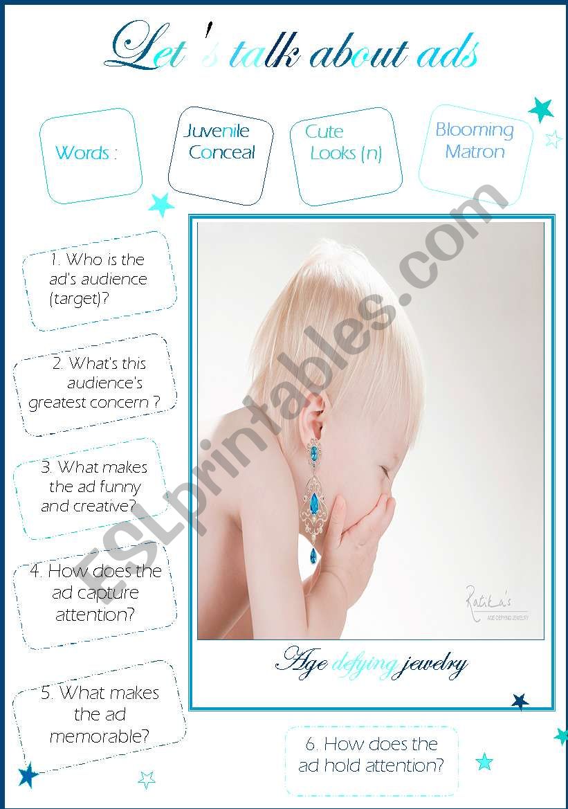Ads of the Week (W2) 6 worksheet
