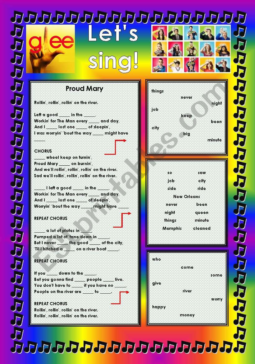GLEE SERIES  SONGS FOR CLASS! S01E09  THREE SONGS  FULLY EDITABLE WITH KEY!
