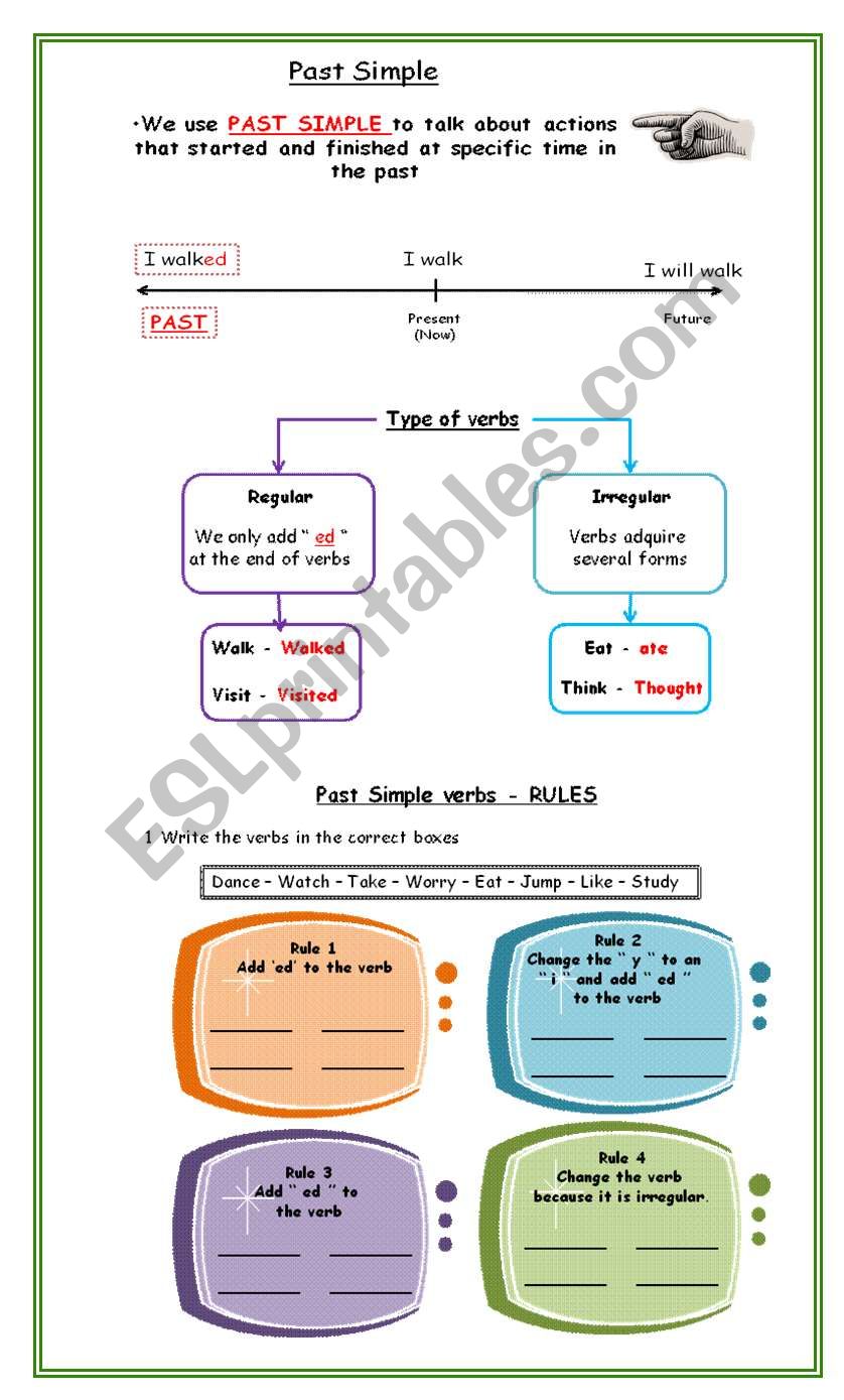 Past Simple worksheet