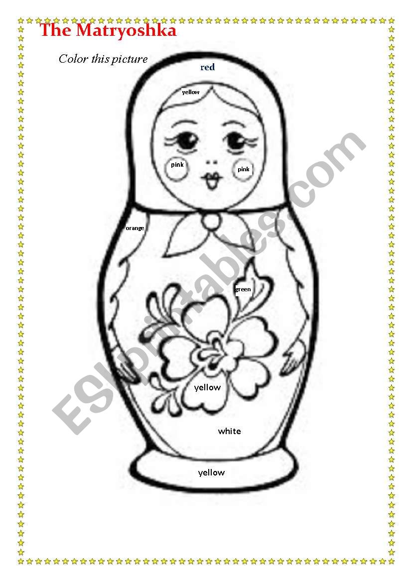 The Matryoshka  worksheet