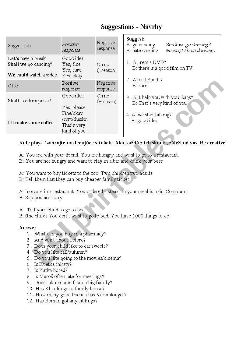 Conversation- Beginners worksheet