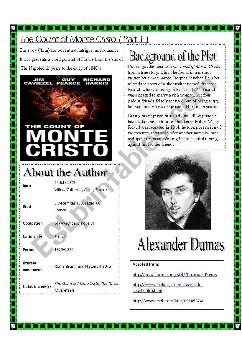 The Count of Monte Cristo (Movie) :Part 1 A Complete Project (B&W Version)