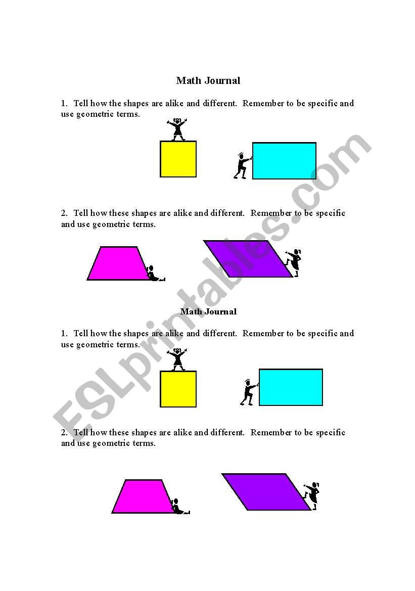 Compare & Contrast Geometric Shapes