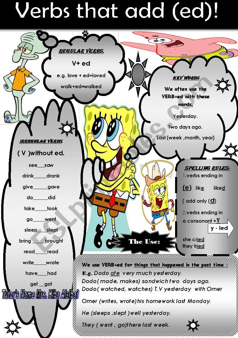 simple past worksheet