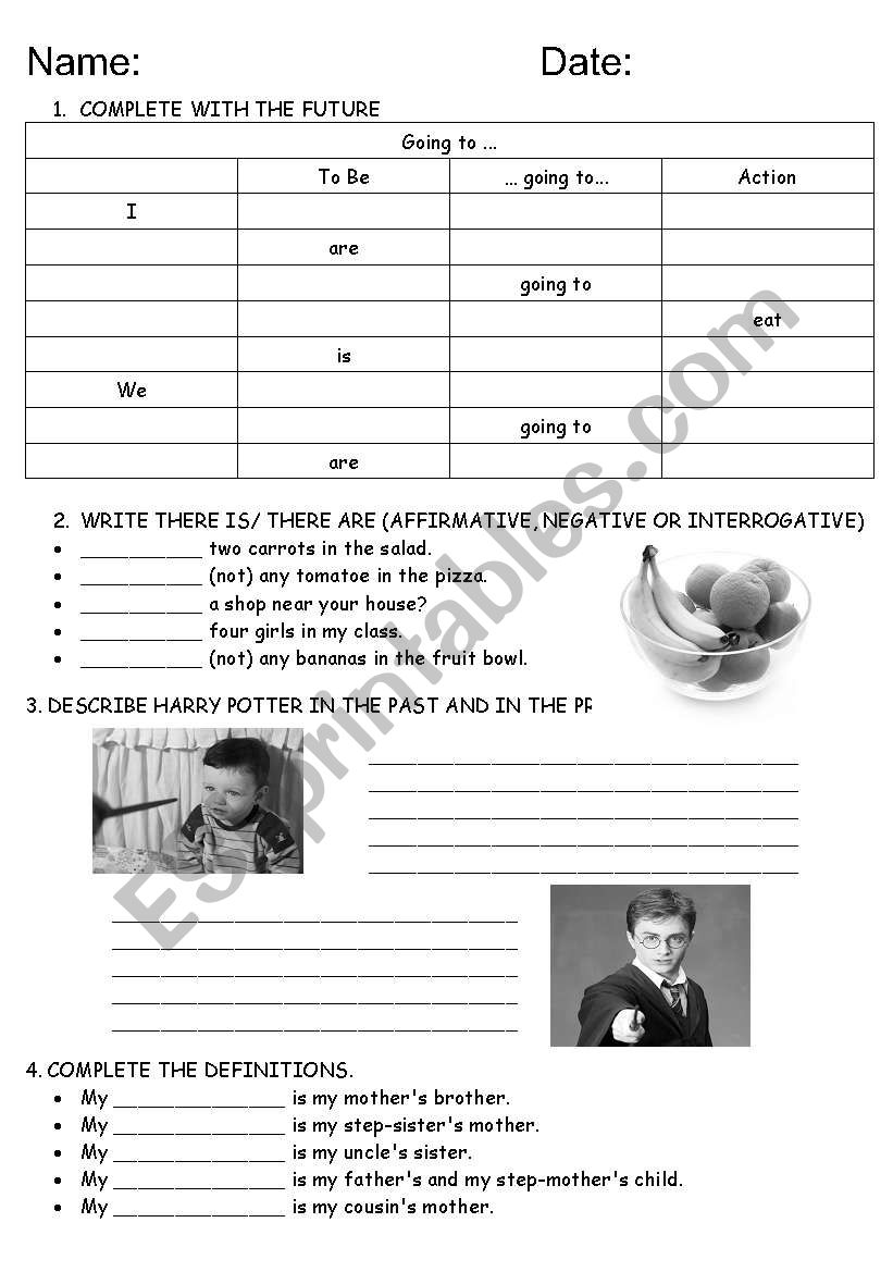 Exam 5th degree  worksheet