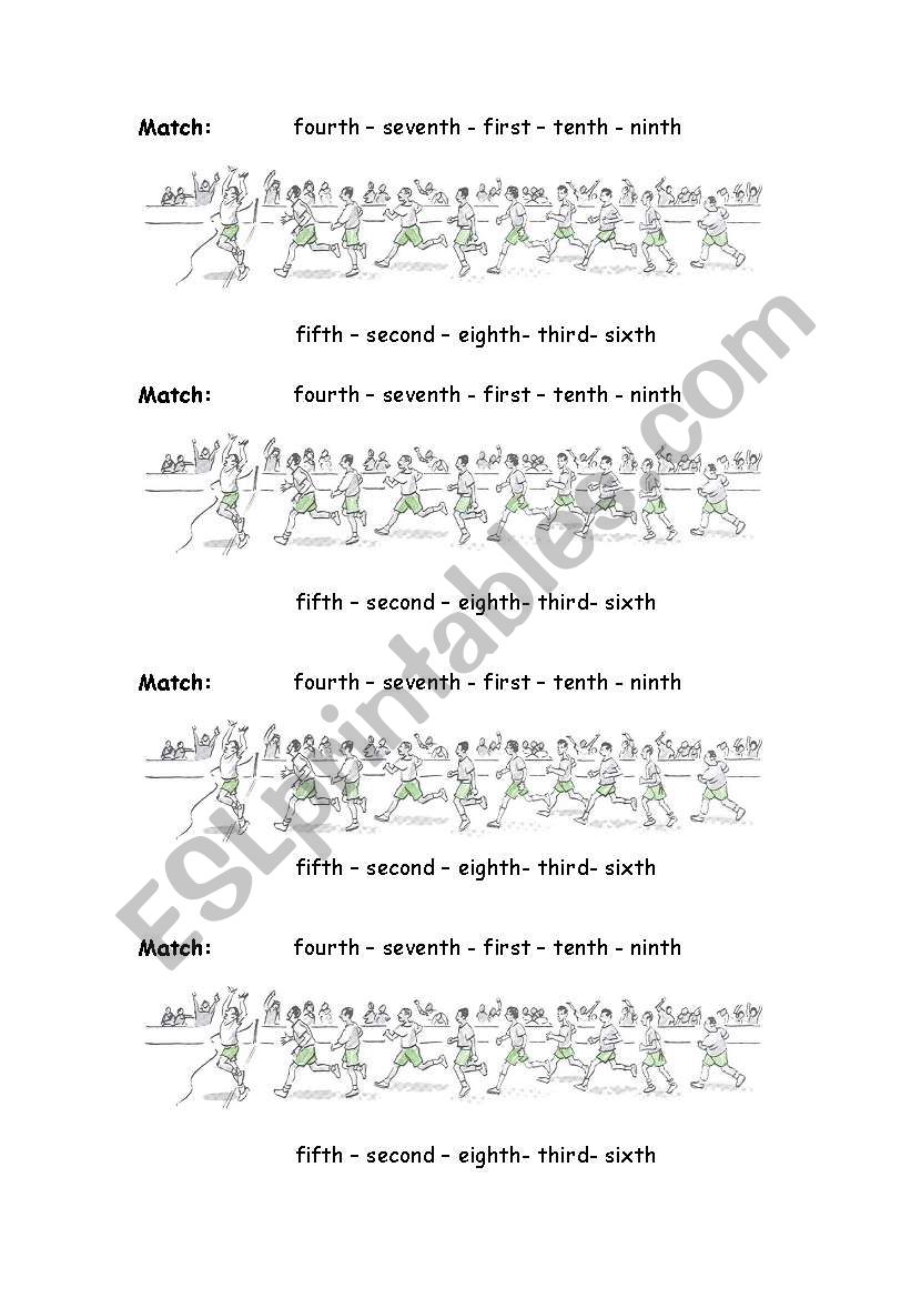 numbers worksheet