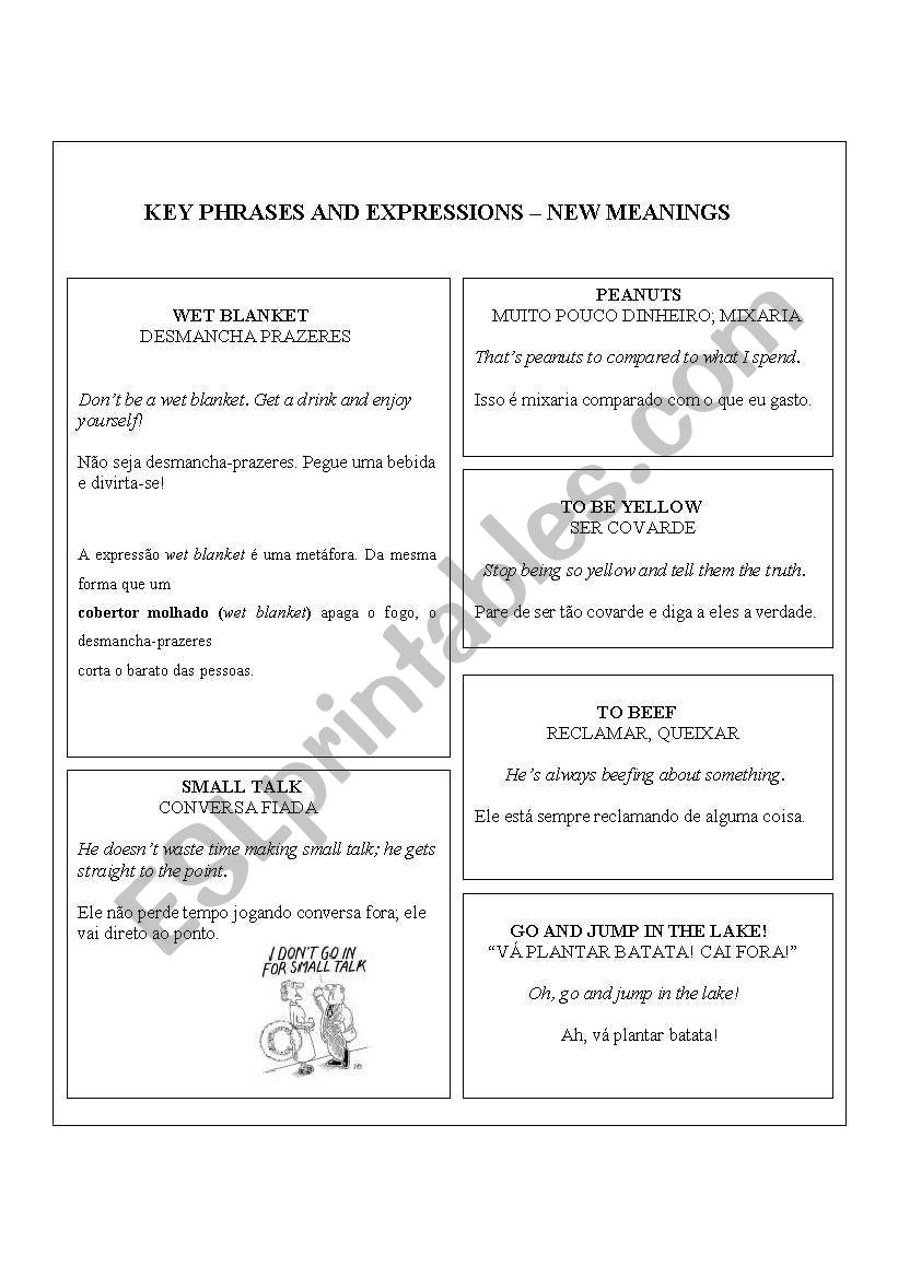 Expressions worksheet