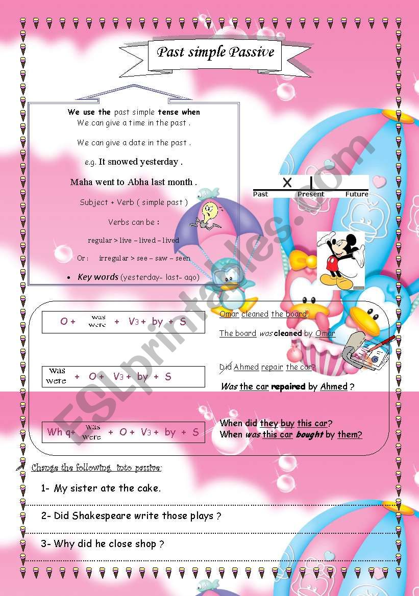 Present past simple passive worksheets. Present simple Passive Worksheets.