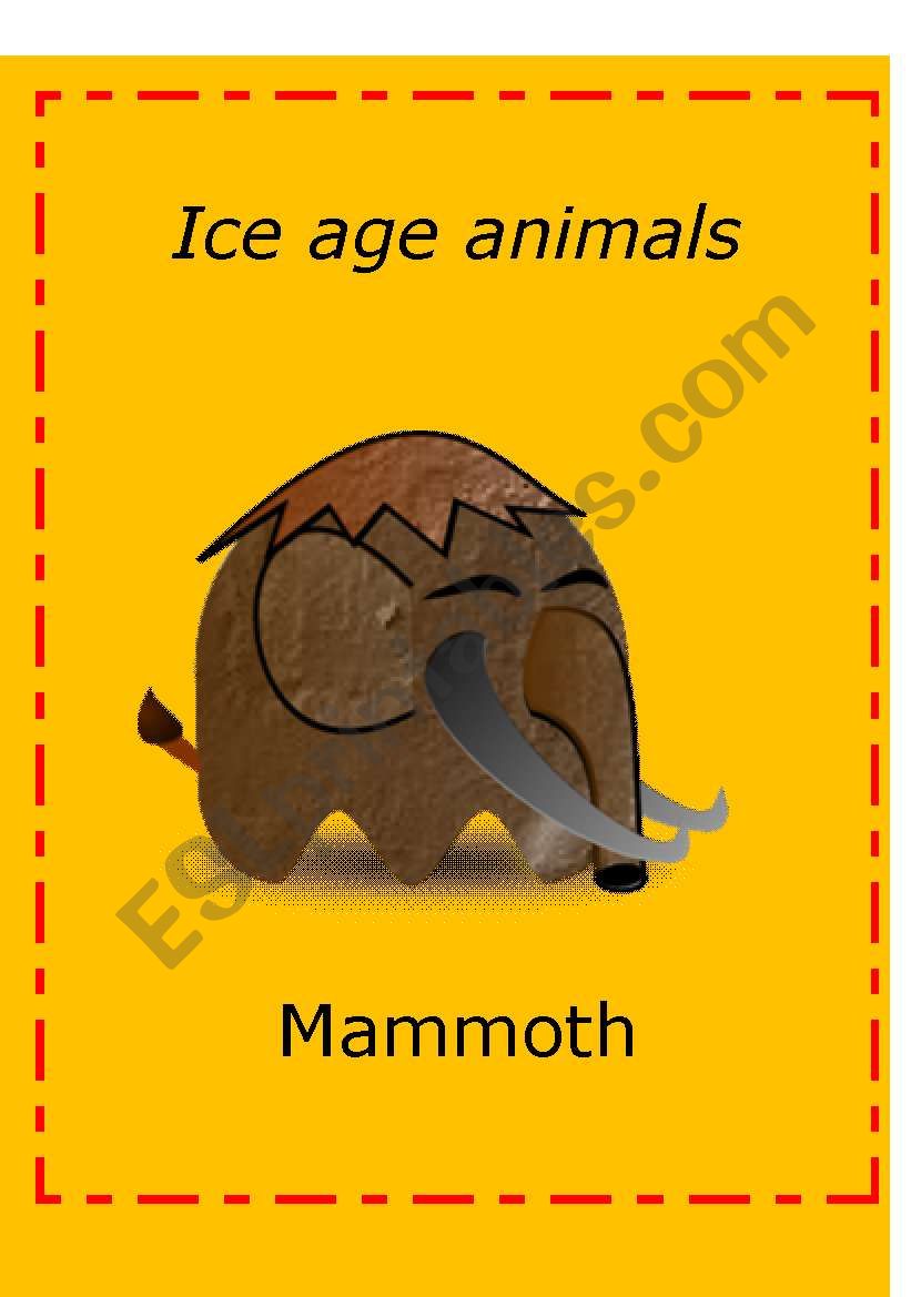 ICE AGE GIANTS worksheet