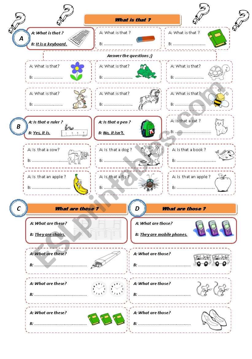 What is that ? worksheet