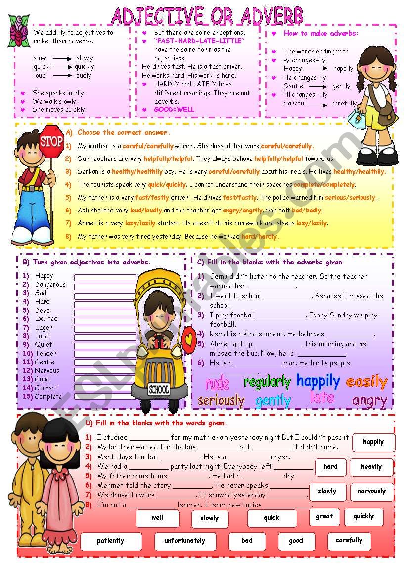 adjective-or-adverb-esl-worksheet-by-lady-gargara