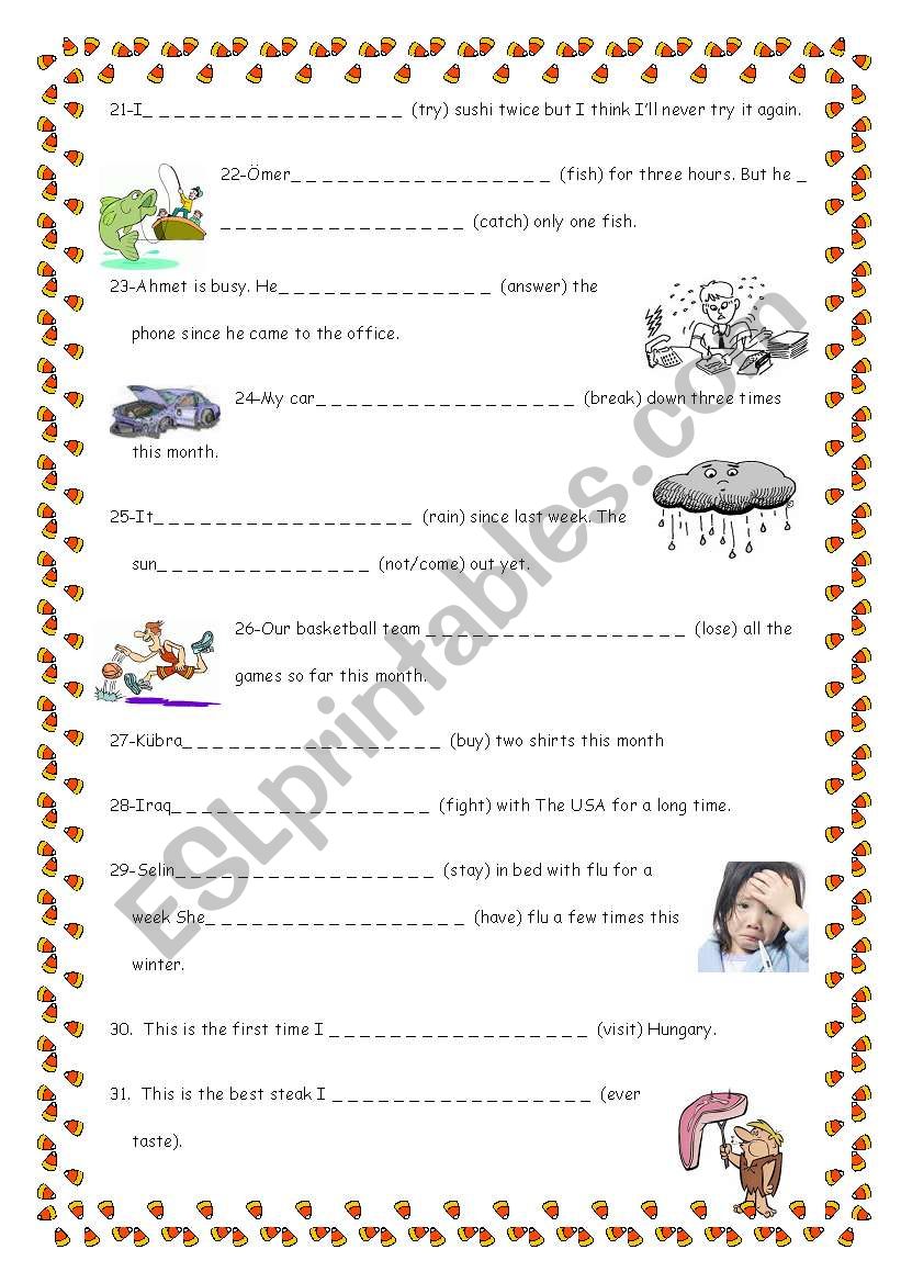 Present Perfect vs Present Perfect Continuous 3 of 4