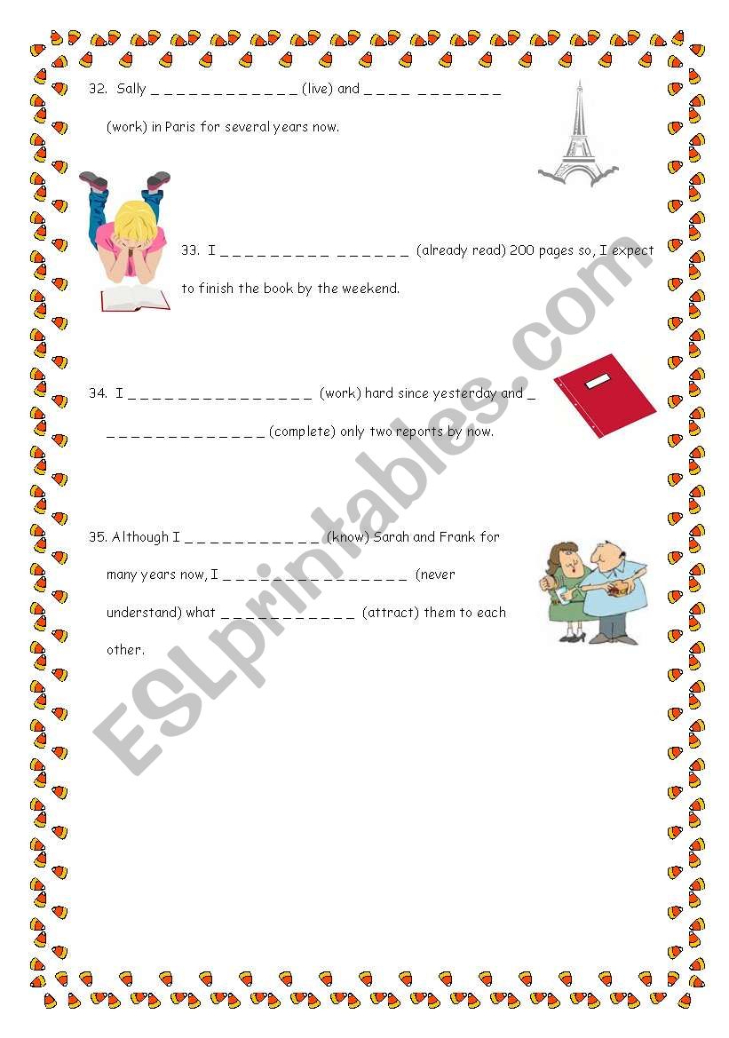 Present Perfect vs Present Perfect Continuous 4 of 4