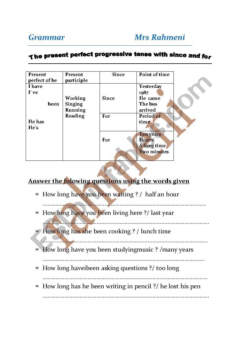 grammar  worksheet