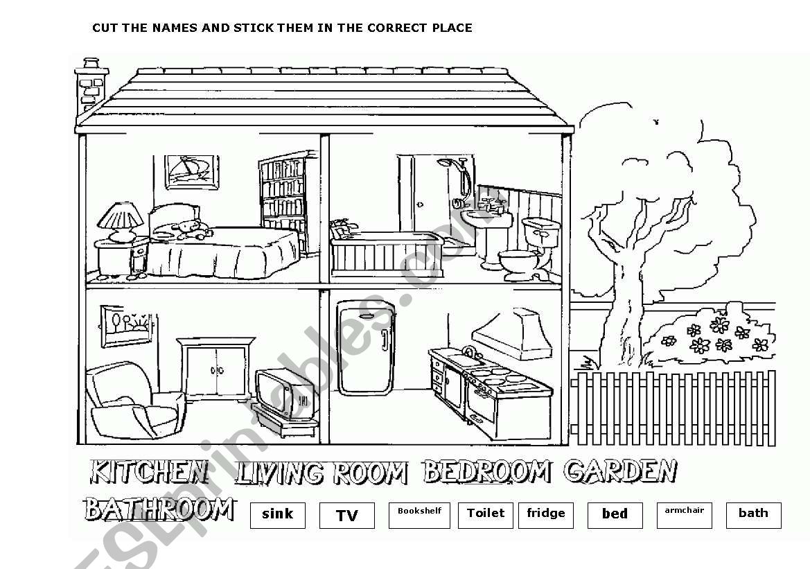 The House worksheet