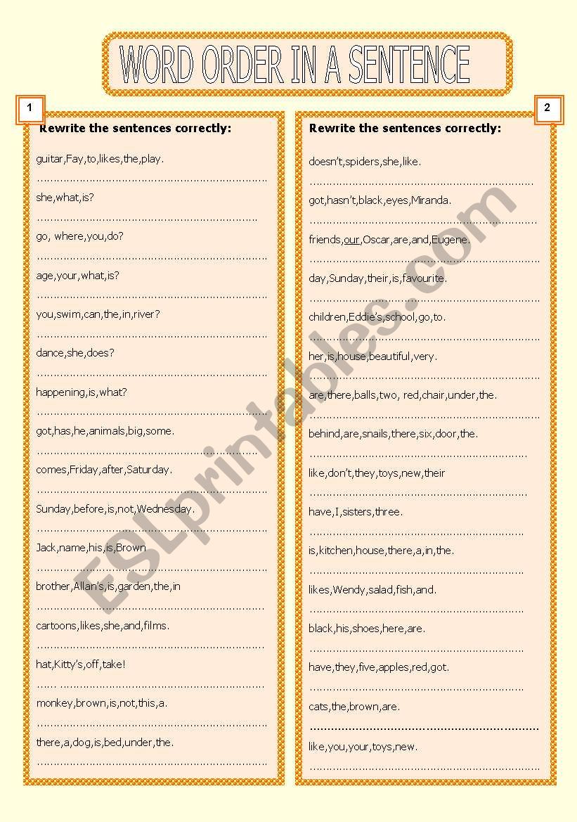 word-order-in-a-sentence-esl-worksheet-by-sictireala8