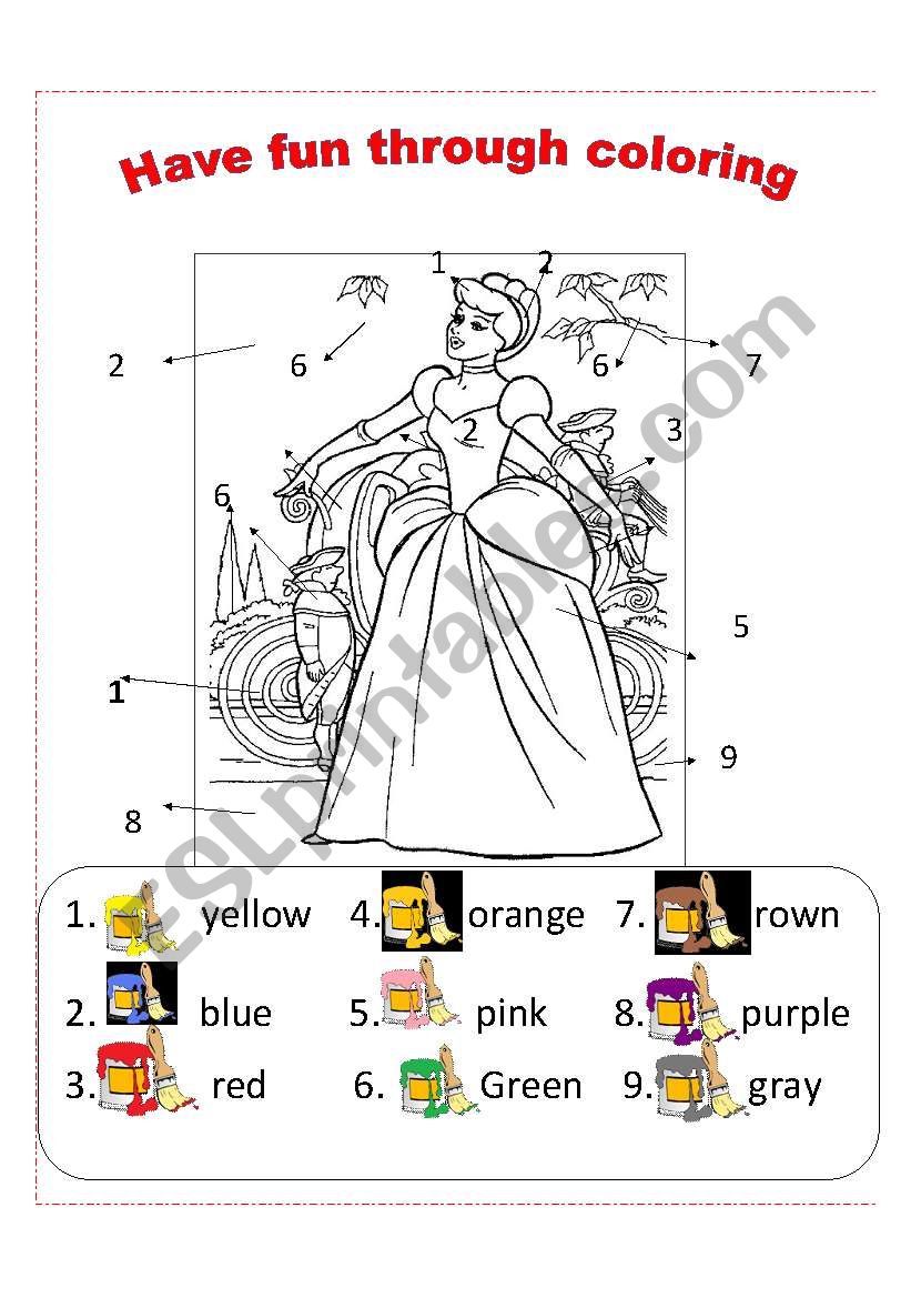 have fun colouring worksheet