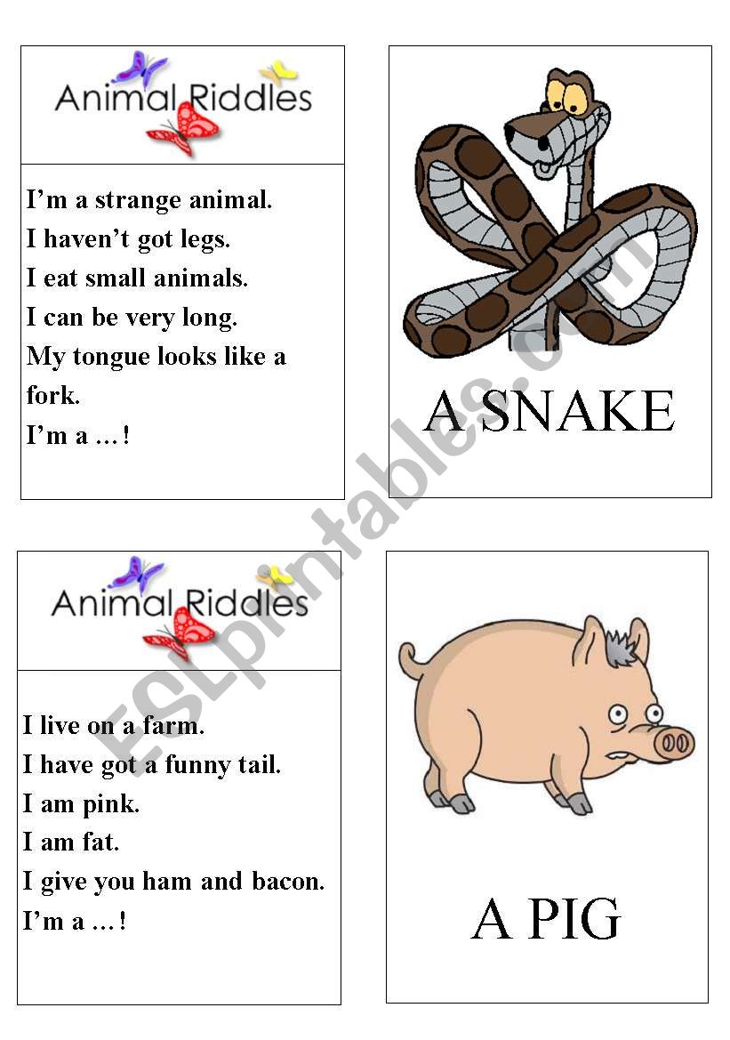 chinese zodiac animal riddles PART 1