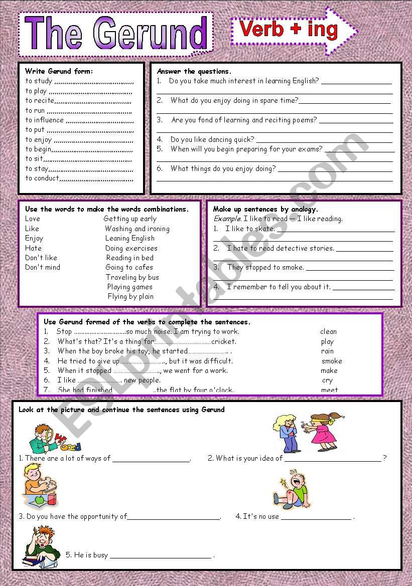 the-gerund-esl-worksheet-by-ixora29