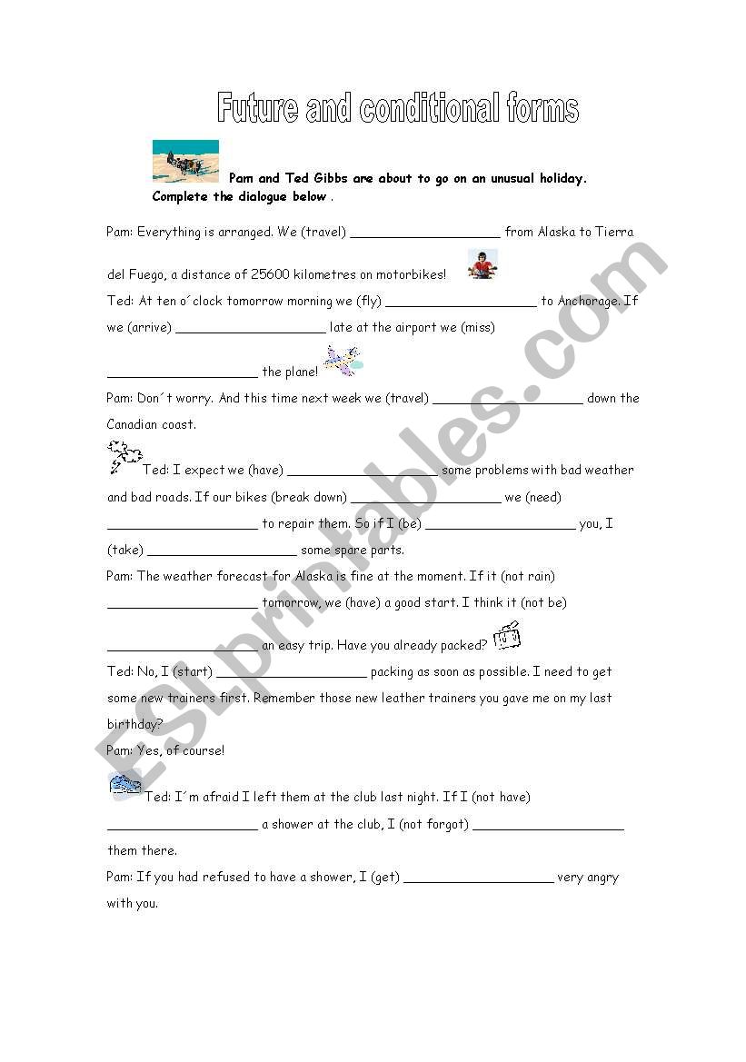 Future and Conditional forms worksheet