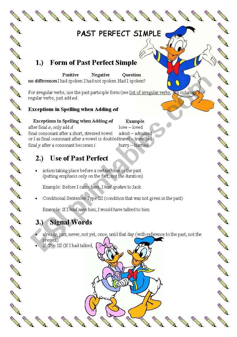 Present perfect simple worksheet