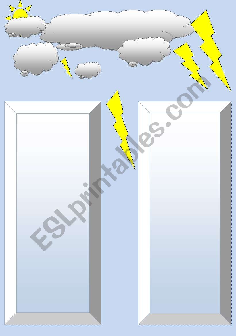 cloudy worksheet