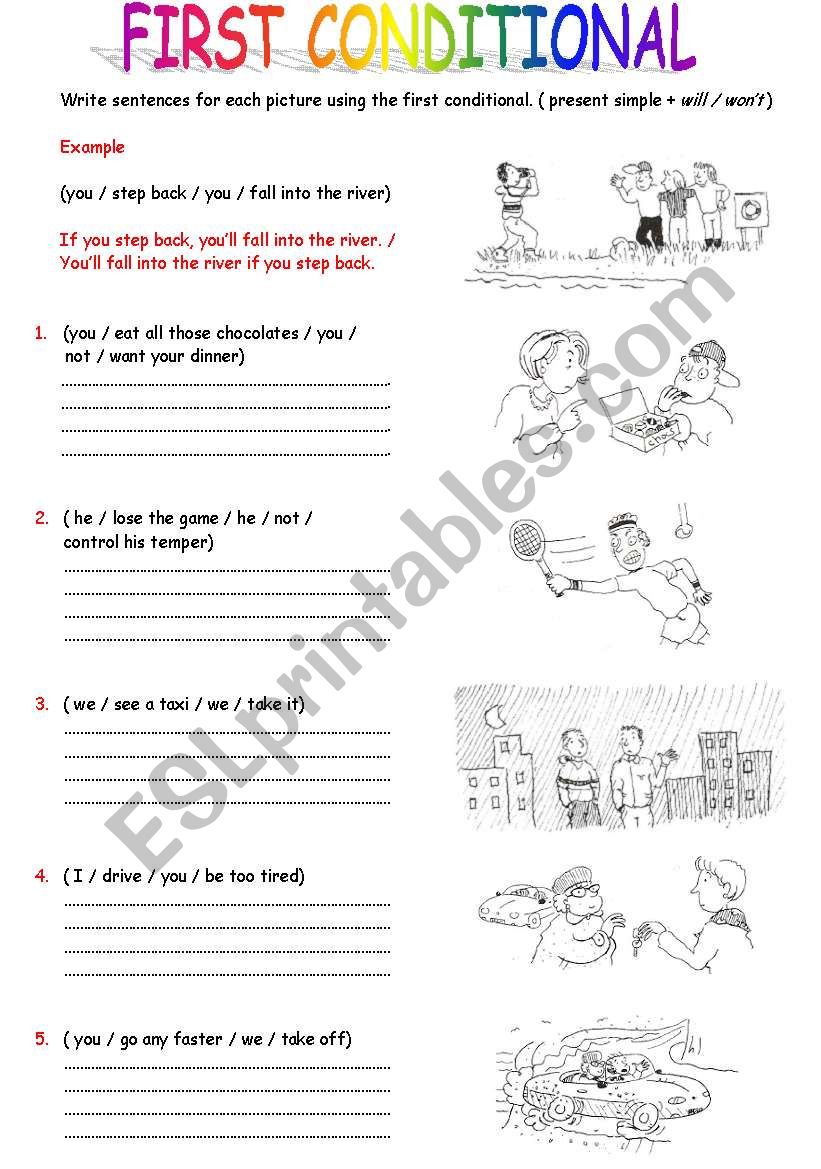 first conditional worksheet