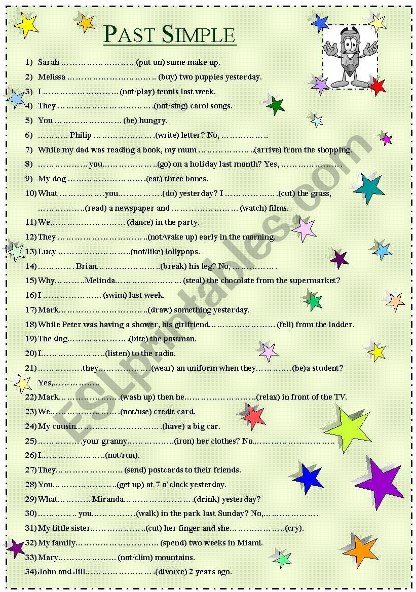 Past Simple worksheet