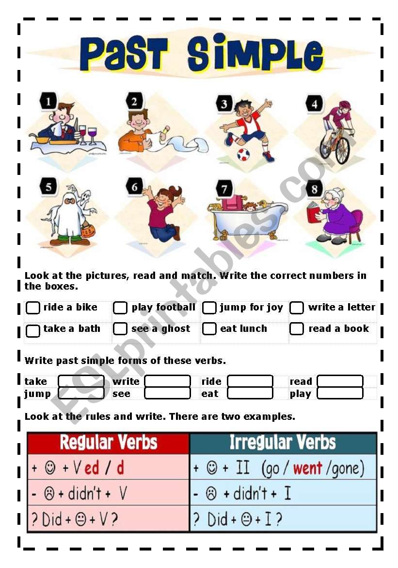 PAST SIMPLE worksheet