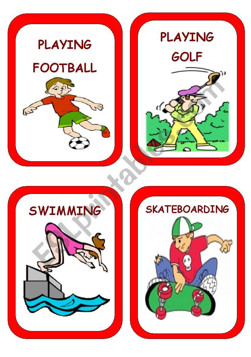 activities flashcards 2 worksheet