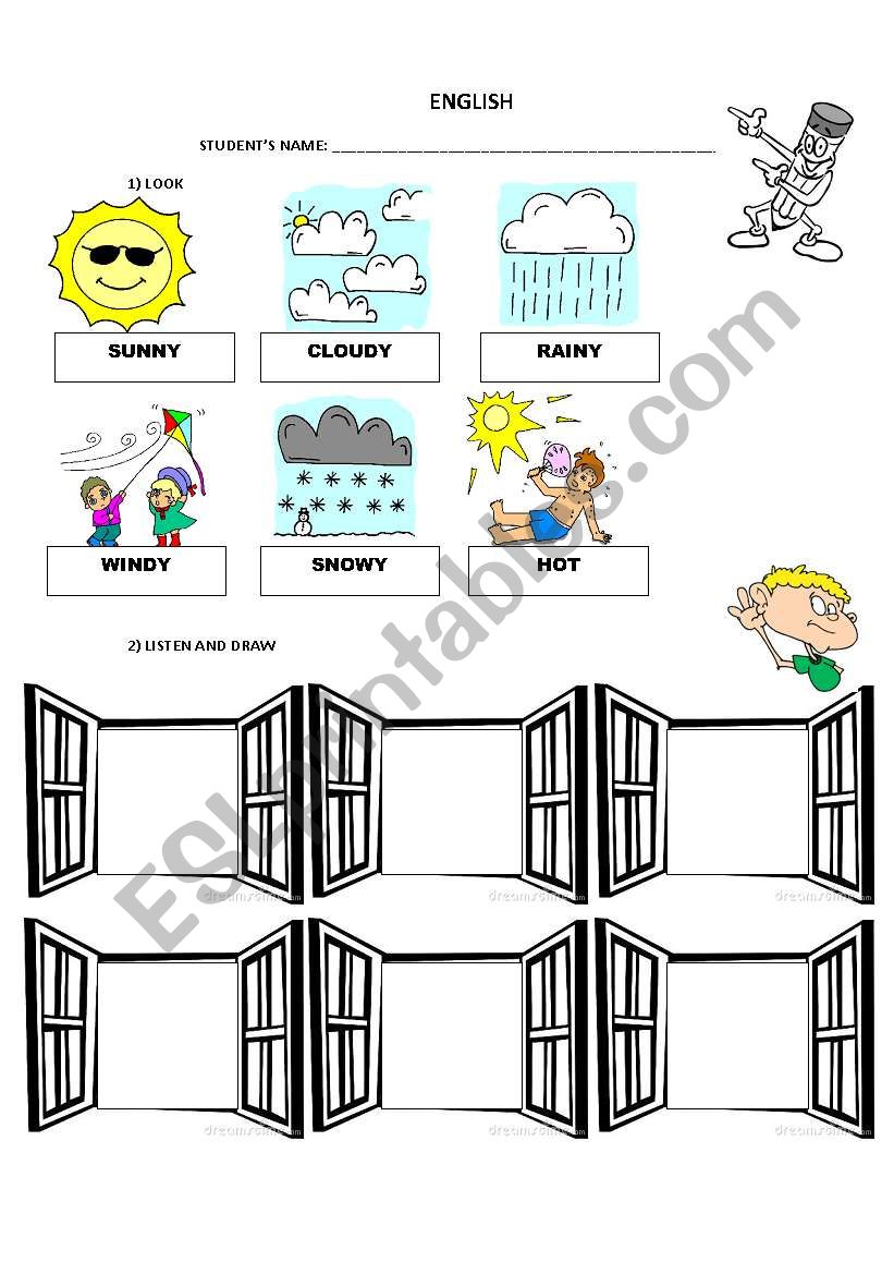 Weather worksheet