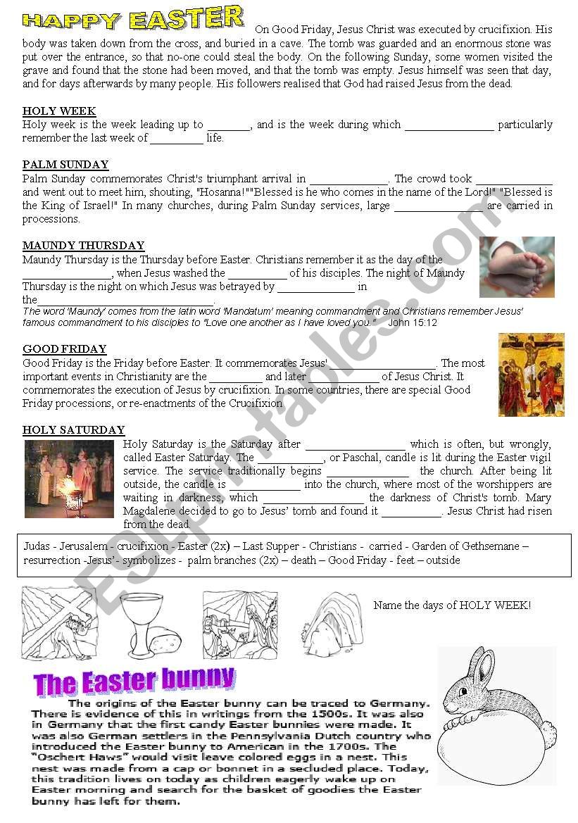 Easter-WS worksheet