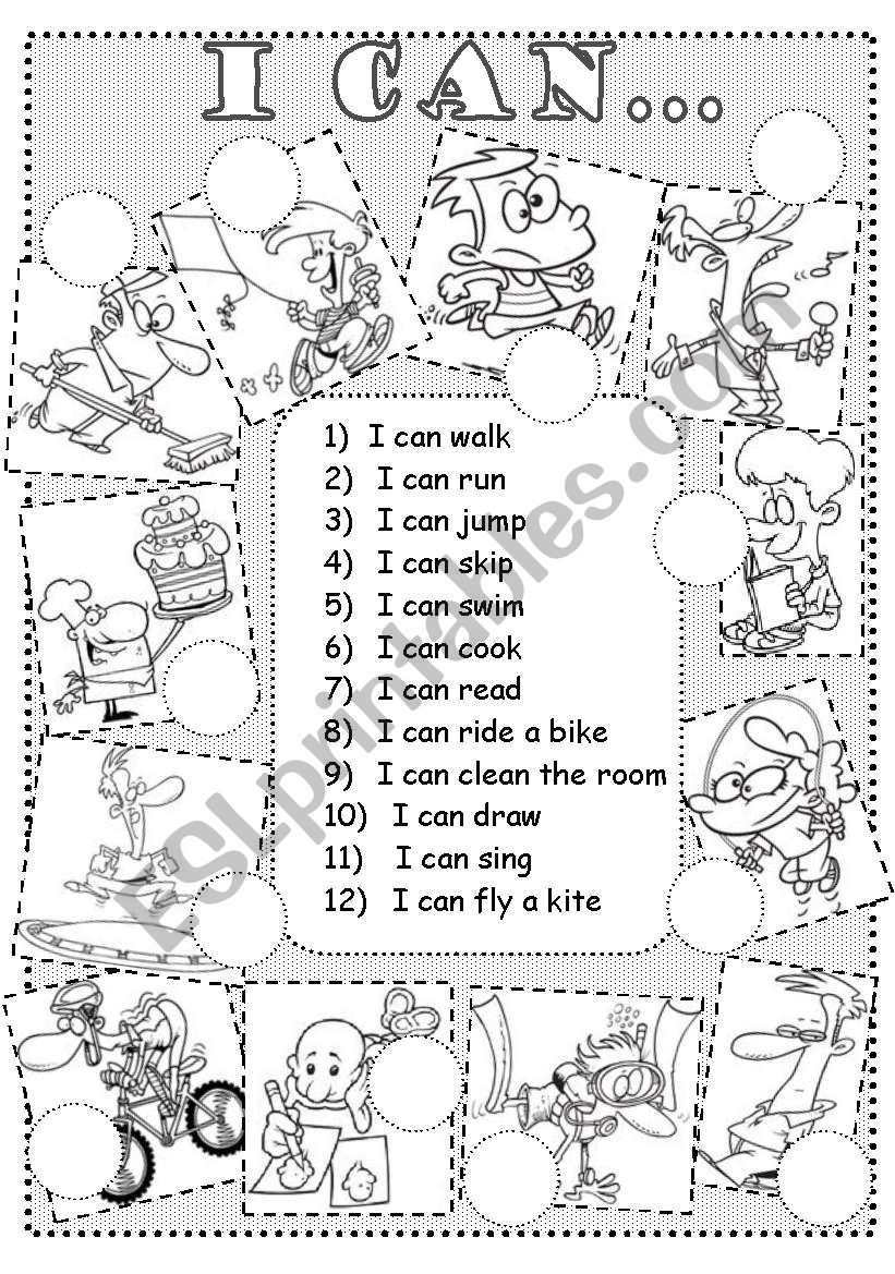 I can... worksheet