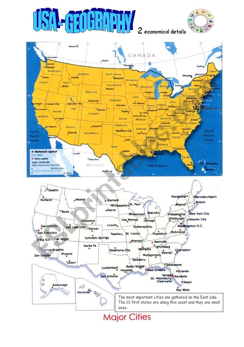 part 2 : usa economy - (part 1 : physical usa)